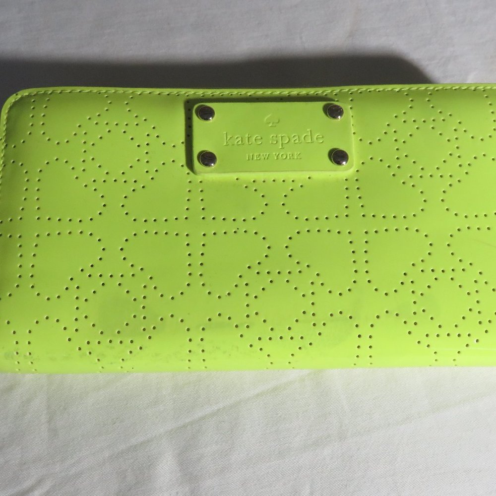Kate Spade canary yellow large/slim wallet  NWT